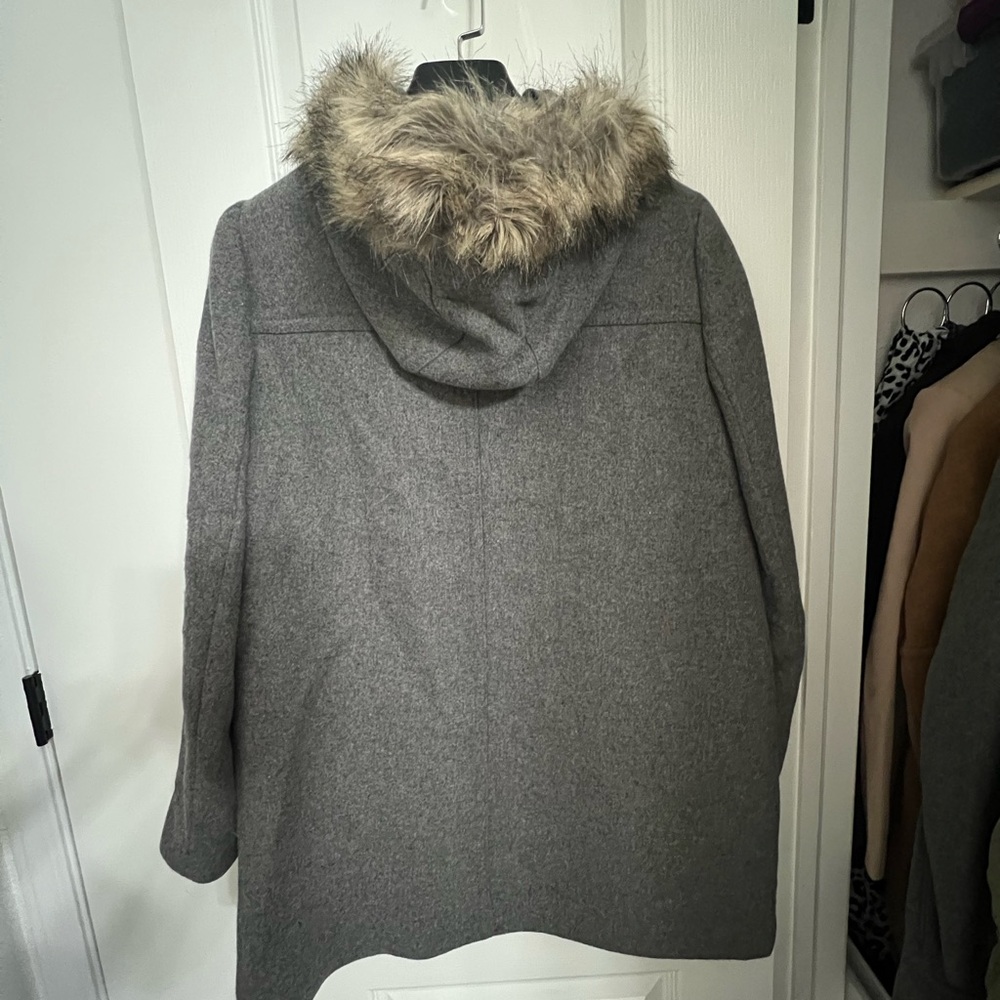 J. Crew Factory Vail Parka with Fur Hood - Picture 3 of 3